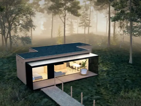 model z dom modułowy