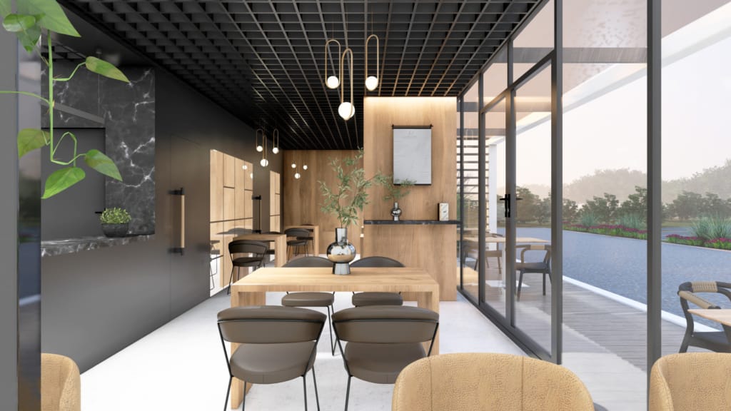 AP restaurant 2 moduly wnetrze 1